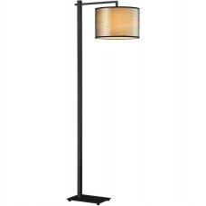 Ορθοστάτης 1xE27 230V Μεταλλικός Μαύρος 955MURANO1F/FL